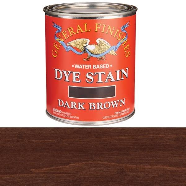 Water Based Dye - Color:Dark Brown - Size:1 Quart